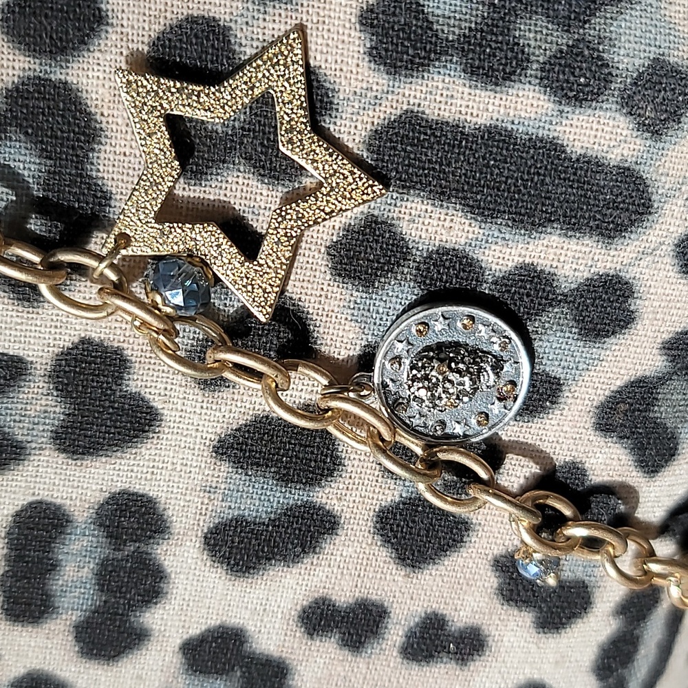 Skull coin necklace